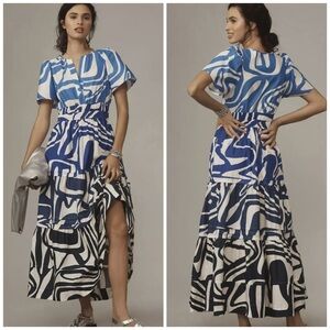 By Anthropologie Somerset Ombre Maxi Dress